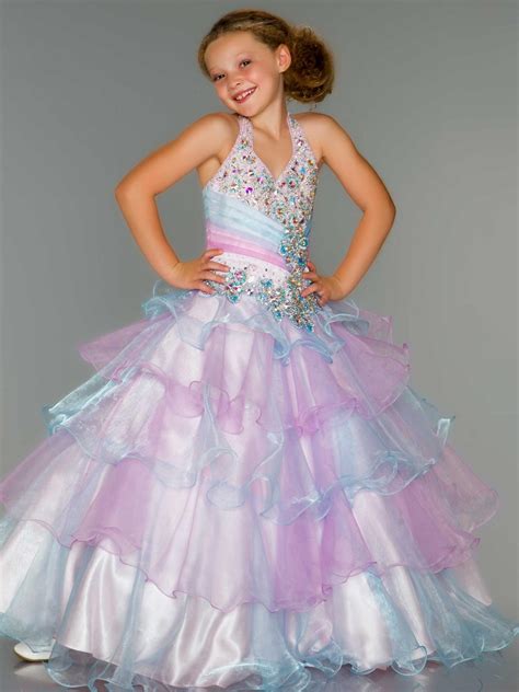 Custom Made2013 New Pretty Girls Pageant Dresses Ball Gown Beaded