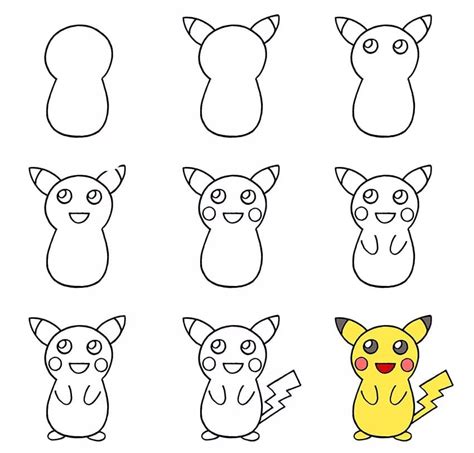 Tô Màu Vẽ Pikachu Ngộ Nghĩnh Trang Tô Màu Cho Bé