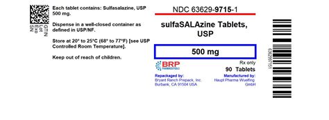 Sulfasalazine Tablets Usp Rx Only