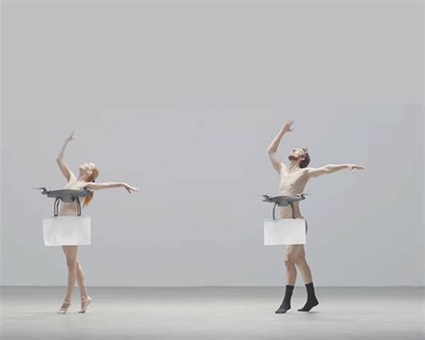 Nude Dancers Are Censored By Carefully Programed Drones In Japanese Ad