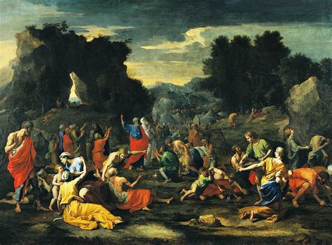 Hangry ‘the Gathering Of Manna In The Desert By Nicolas Poussin 1637