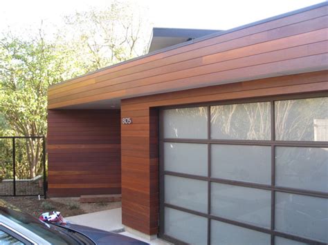 Compareclick to add item lp® smartside® 5/8 grooved 8 oc textured panel siding to the compare list. Rainscreen Hardwood Siding Project - Modern - Exterior ...