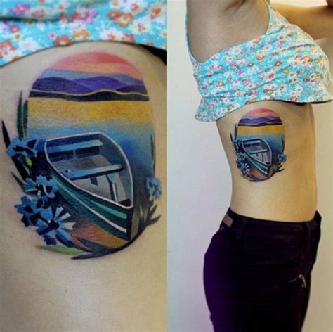 Novo Estilo Tatuagens Inspiradoras Simulam Pinturas De Aquarela