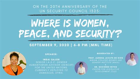 on the 20th anniversary of the un security council resolution 1325 where is women peace and