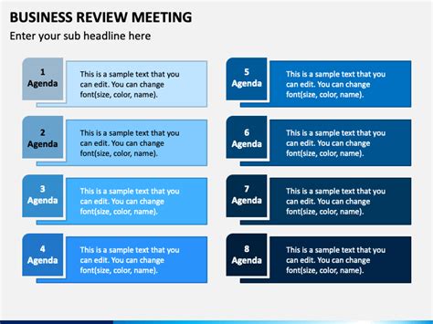Business Review Meeting Powerpoint Template Ppt Slides