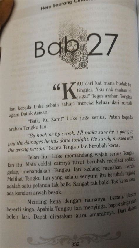 Hero seorang cinderella penuh dramatik michael ang meletop episod 239 30 5 2017. Afifah's Blog: Novel : Hero SEORANG CINDERELLA