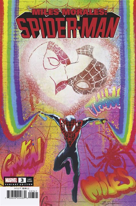 Nov220983 Miles Morales Spider Man 3 Graffiti Var Previews World