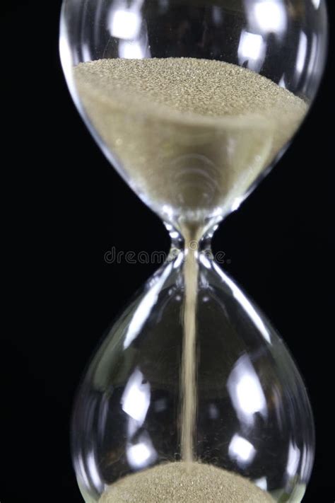 Sand In An Hourglass Front Cover For Magazine Bottom Of Hourglass