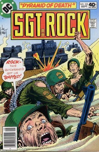 Sgt Rock Vol 1 332 Dc Database Fandom Powered By Wikia