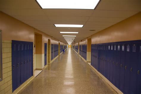 Middle School Hallway Middle School School Junior High School