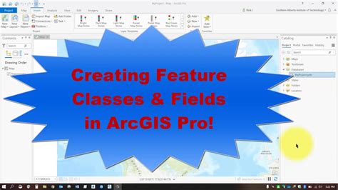 Creating Feature Classes In Arcgis Pro Youtube