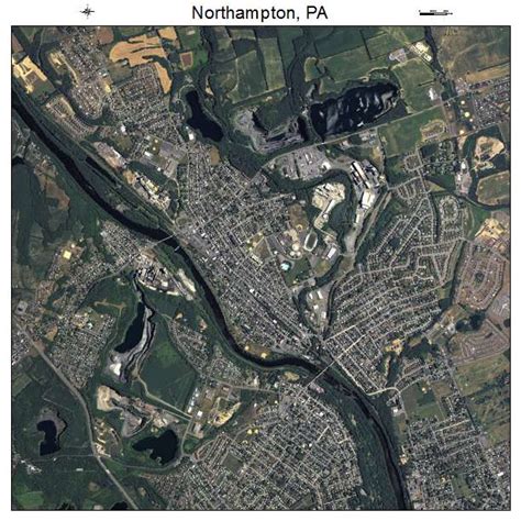 Aerial Photography Map Of Northampton Pa Pennsylvania