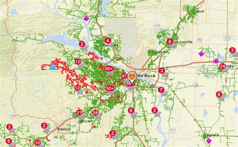 tri county power outage map map
