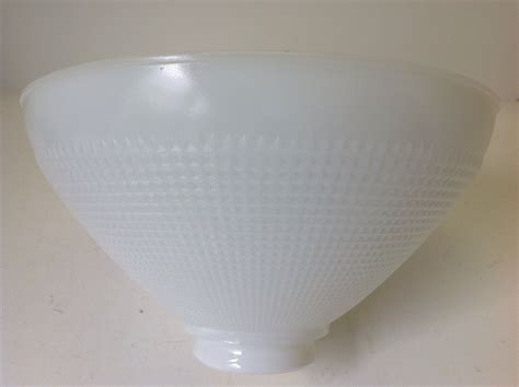 Vintage Corning Glass Milk Glass Torchiere Floor Lamp Shade