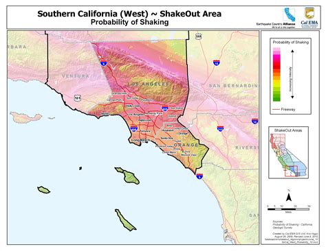 The Great California Shakeout Southern California Coast Area