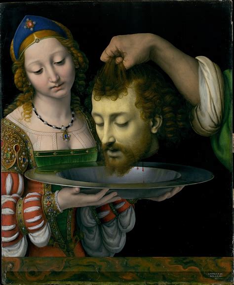 Andrea Solario Salome With The Head Of Saint John The Baptist The