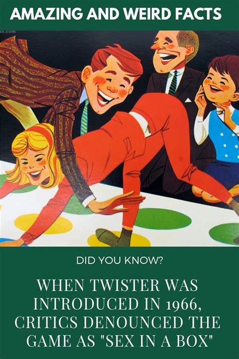 When Twister Was Introduced In 1966 Critics Denounced The Game As Sex