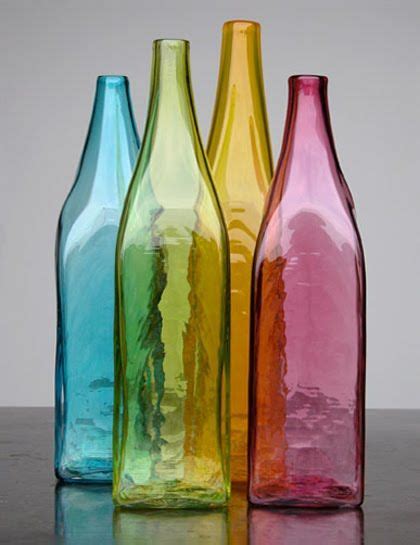 I Just Love Colored Glass Bottles Small And Large I Think I Have Close To 30 Throughout My