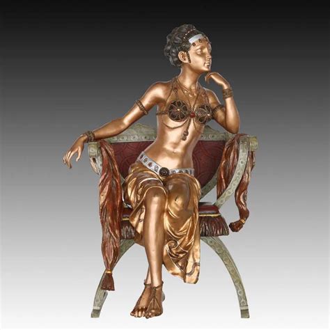 Moderne Classique Femme Sculpture Bronze Statue Sexy Beaut Loisirs Fille Art Artisanat D Cor