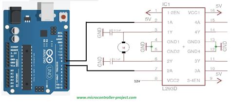 Arduino Uno Driving Dc Motor In Both Directions Forward And Backward