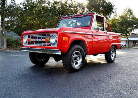 Red 1977 Ford Bronco For Sale Mcg Marketplace