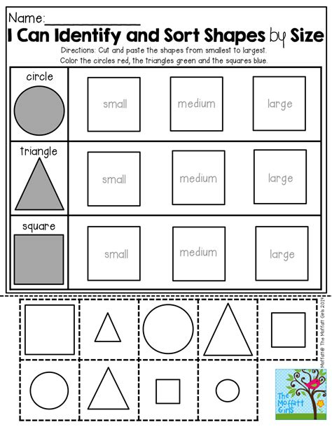 2d Shapes Kindergarten Worksheets