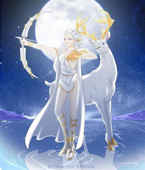 Greek Goddesses Artemis Anime