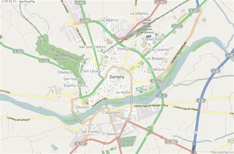 Zamora Map Spain Latitude And Longitude Free Maps