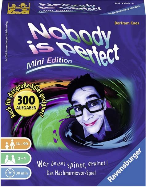 Ravensburger Spiel Nobody Is Perfect Mini Edition Online Kaufen Otto