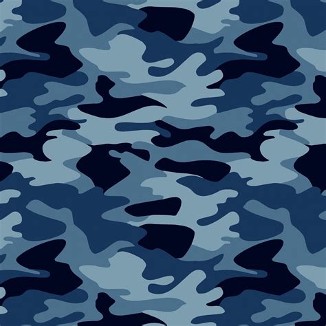 First Responders Blue Camo Camouflage All Over On Cotton Etsy