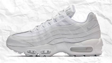 Nikes Air Max 95 Gets Coated In White The Sole Womens