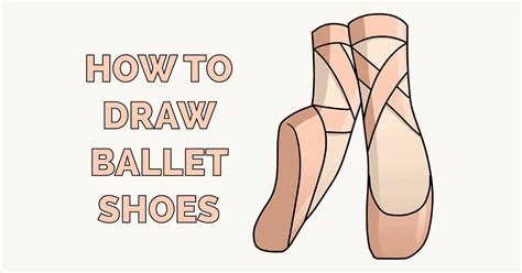 How To Draw Ballet Shoes Really Easy Drawing Tutorial