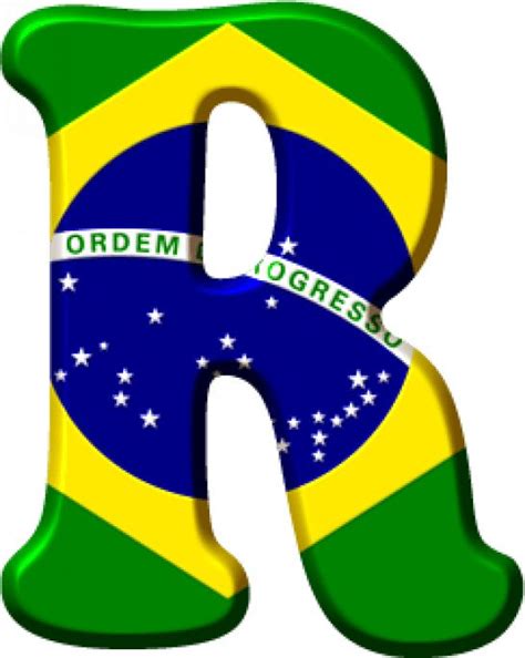 Materiais Para O Scape Alfabeto Brasil Brazil Brazil Bandera