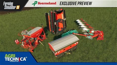Agritechnica Featurette Kverneland Farming Simulator 19 Youtube