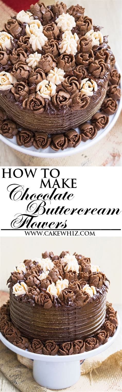 You can also stir the frosting in a bowl with a rubber spatula. Learn how to make BUTTERCREAM FLOWERS witch chocolate ...