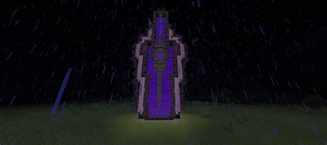 Nether Portal Sword I Made A While Back Rminecraftbuilds