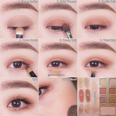 Eye Makeup Steps 😍😍 Korean Eye Makeup Eye Makeup Steps Asian Eye Makeup