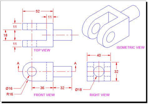 Isometric Drawing Isometric Drawing Technical Drawing Autocad
