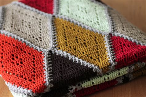 How To Crochet Spicy Diamond Blanket Free Pattern