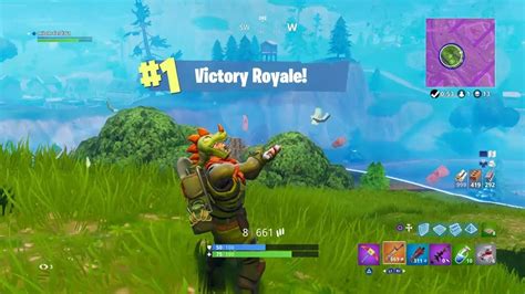 Fortnite battle royale is one of the world's most popular free games, offering instant, entertaining action for solo players and groups of friends. Fortnite Battle Royale | Victory Royale Using The Dinosaur ...