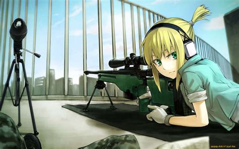 Sniper Girl Deadly An Beauty Sniper Girl Hd Anime Wallpapers