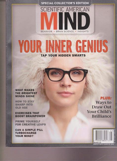 Scientific American Mind Magazine Collector Edition 2015 Your Inner