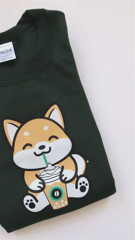 Coffee Frappe Shiba Inu Sweatshirt Visual You