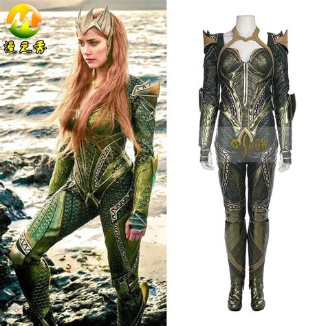 Hot Movie Justice League Aquaman Atlantis Queen Amber Heard Mera