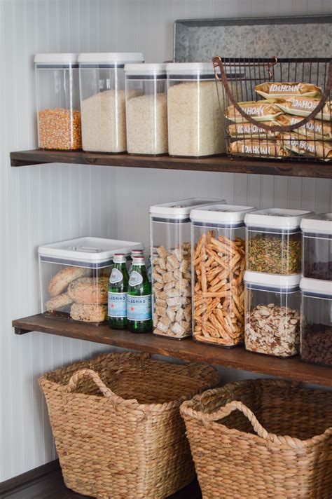Open Pantry Makeover Organizing Ideas Open Pantry Pantry Makeover