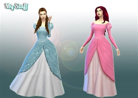 Ariel Dress At My Stuff Via Sims 4 Updates Sims Sims 4 Sims 4