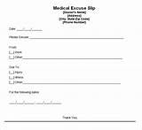 Doctor Excuse Note