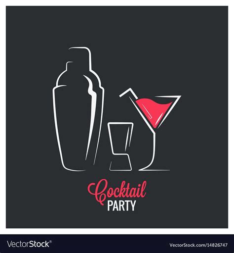 Cocktail Shaker Logo Design Background 8 Eps Download A Free Preview