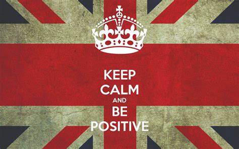 Keep Calm And Be Positive Poster Corentin Keep Calm O