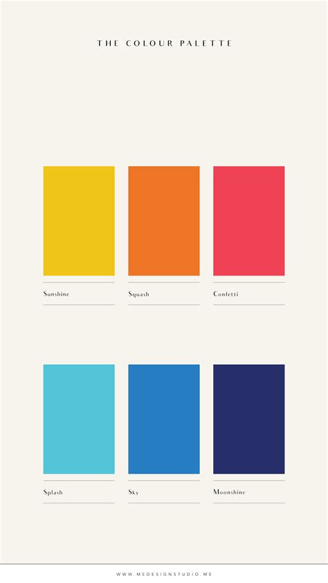 Colour Palette Fun Brand Colour Schemes Color Palette Design Bold